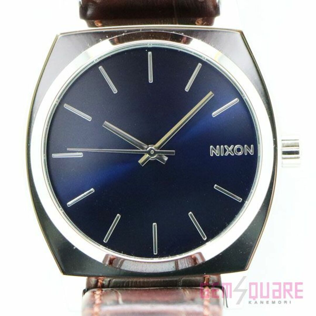 NIXON タイムテラー クォーツ 腕時計 男 ブルー SS 未使用品 A45-1887