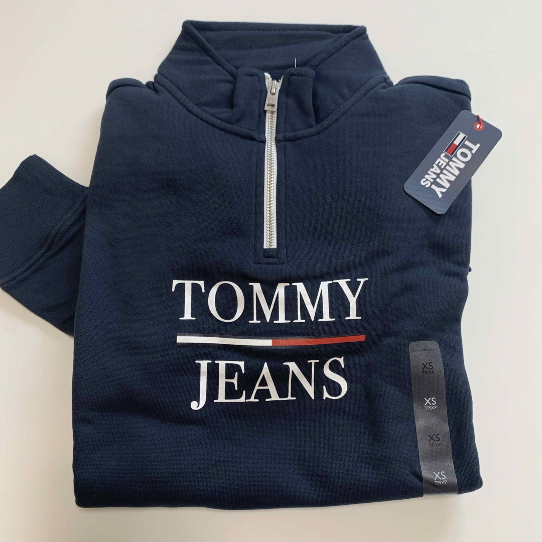 TOMMY HILFIGER(トミーヒルフィガー)の【新品】トミー トレーナー スウェット セットアップ ネイビー XS レディースのトップス(トレーナー/スウェット)の商品写真