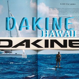 ダカイン(Dakine)のDAKINEダカインhawaii限定ダイカット型抜きBIGロゴデザインステッカー(サーフィン)