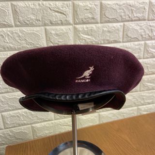 カンゴール(KANGOL)のカンゴール  ベレー帽  パープル　Ｍ(ハンチング/ベレー帽)