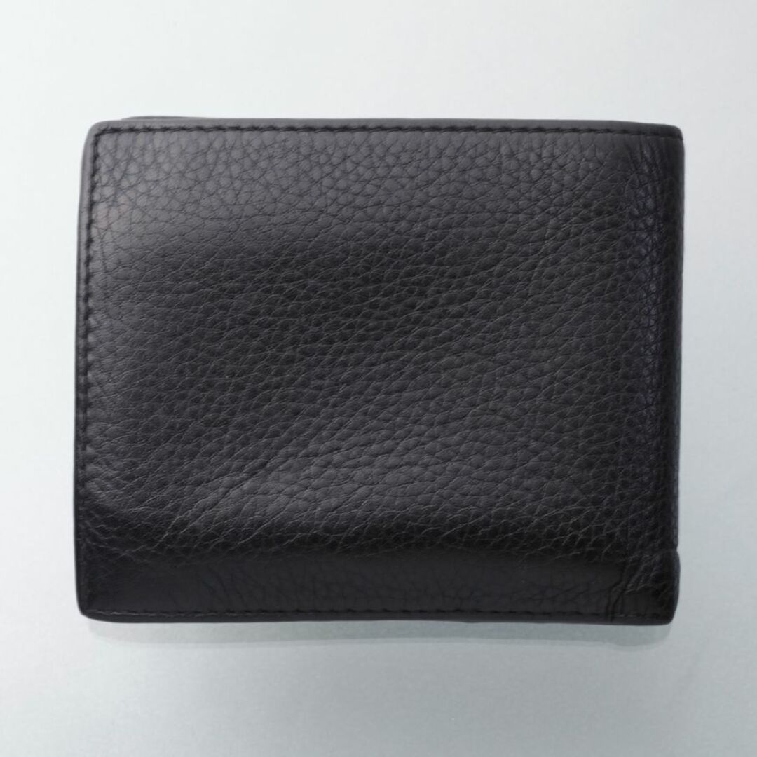 K3547M プラダ 高級本革 ブラック カード 二つ折 財布 ITALY製