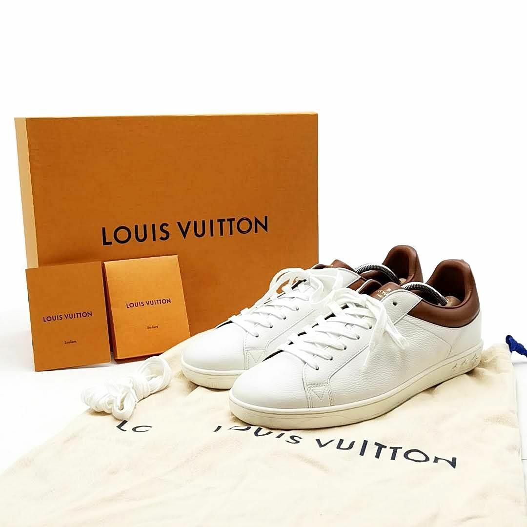 LOUIS VUITTON - ルイヴィトン スニーカー ローカット レザー 伊 LOUIS VUITTON - ルイヴィトン スニーカー ローカット レザー 伊