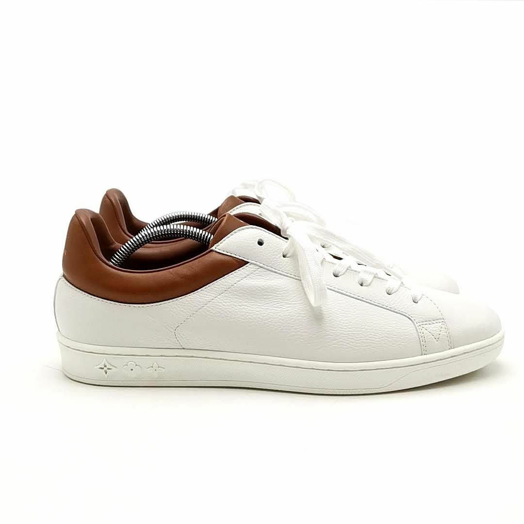 LOUIS VUITTON - ルイヴィトン スニーカー ローカット レザー 伊 LOUIS VUITTON - ルイヴィトン スニーカー ローカット レザー 伊