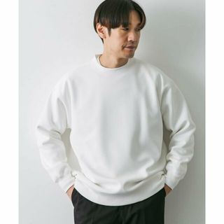 アーバンリサーチドアーズ(URBAN RESEARCH DOORS)の【WHITE】ワッフルフリースクルーネックプルオーバー(Tシャツ/カットソー(半袖/袖なし))