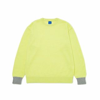 ボンジュールレコーズ(bonjour records)の【イエロー系（81）】Bonjour Records Original Knit Crewneck Sweater(ニット/セーター)