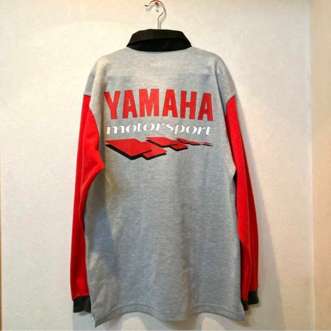 YAMAHA MOTOR POWERED PRODUCTS(ヤマハモーターパワープロダクツ)の【YAMAHA motorsport】　ヤマハ　スウェット　古着　メンズ　M メンズのトップス(スウェット)の商品写真