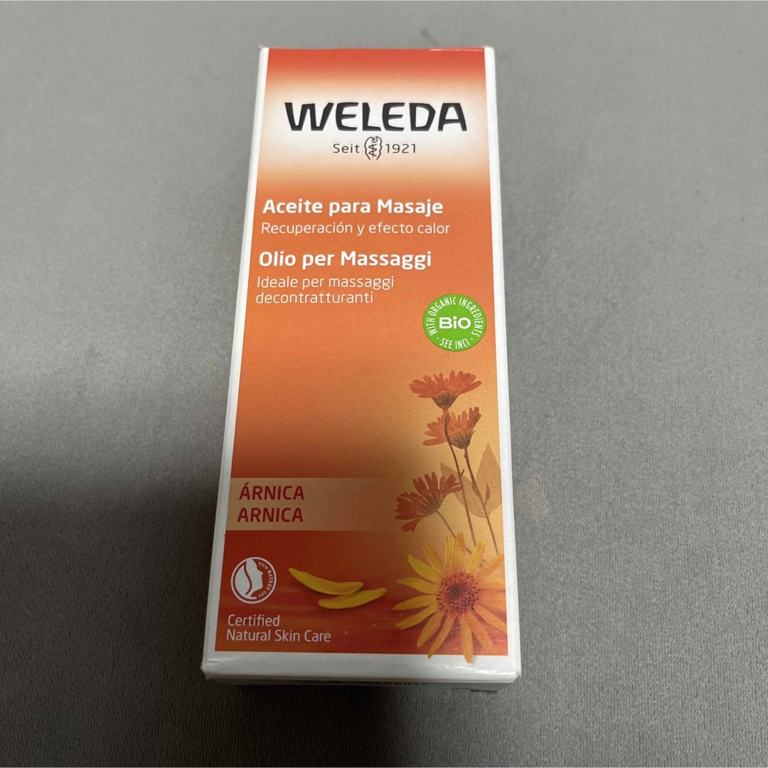 WELEDA(ヴェレダ)のヴェレダ WELEDA アルニカ マッサージオイル 100ml  ポンプ コスメ/美容のボディケア(ボディオイル)の商品写真