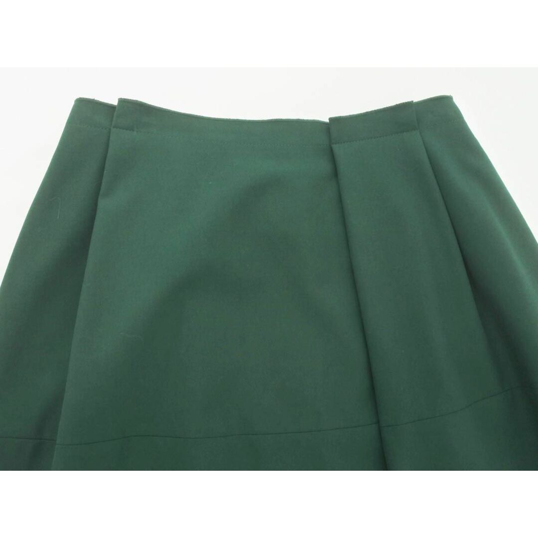 aquagirl(アクアガール)のaquagirl アクアガール タック Aライン 台形 スカート size38/緑 ◇■ レディース レディースのスカート(ロングスカート)の商品写真