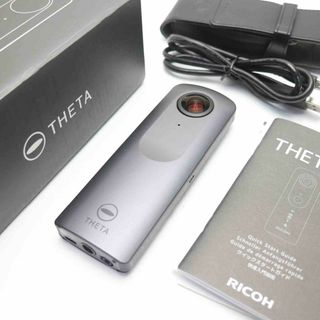 リコー(RICOH)の新品同様 RICOH THETA V メタリックグレー  M111(コンパクトデジタルカメラ)