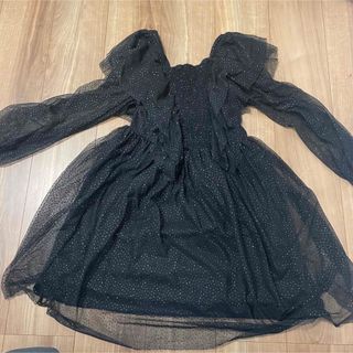 ザラ(ZARA)のzara シースルー　ワンピース　ドレス　152cm(ワンピース)