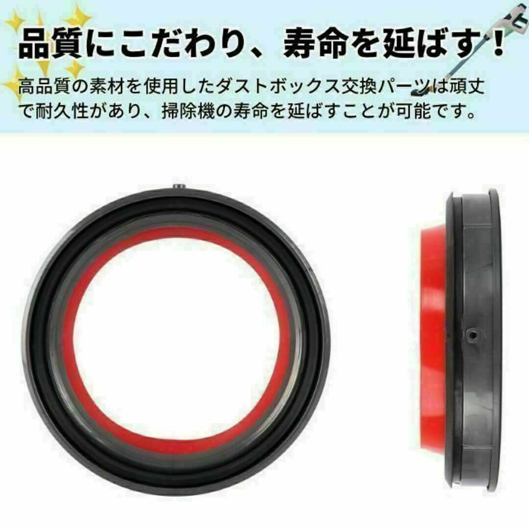 Dyson ダイソン クリアビン ダストカップ 蓋 パッキン 交換部品 Dyson ダイソン クリアビン ダストカップ 蓋 パッキン 交換部品