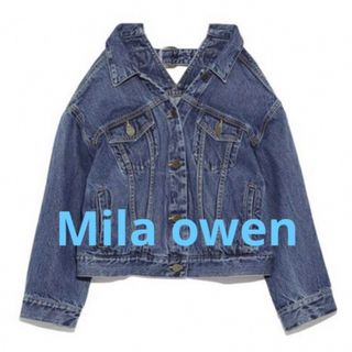 ミラオーウェン(Mila Owen)のMila owen 抜け感バックベルトデニムジャケット♡(Gジャン/デニムジャケット)