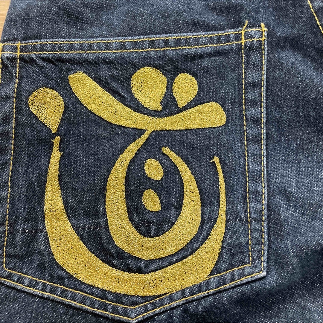 EVISU - エヴィス 道楽dowluck 1930 金刺繍28インチ レア物の EVISU - エヴィス 道楽dowluck 1930 金刺繍28インチ レア物の