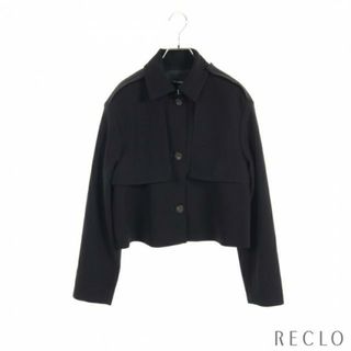 セオリー(theory)のDry Crepe Crop Trench W ジャケット ブラック(その他)