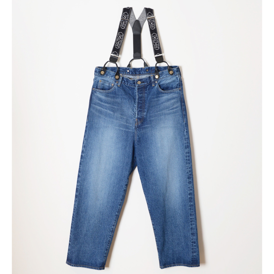 holiday(ホリデイ)のHOLIDAY SUSPENDER DENIM PANTS 36 レディースのパンツ(デニム/ジーンズ)の商品写真