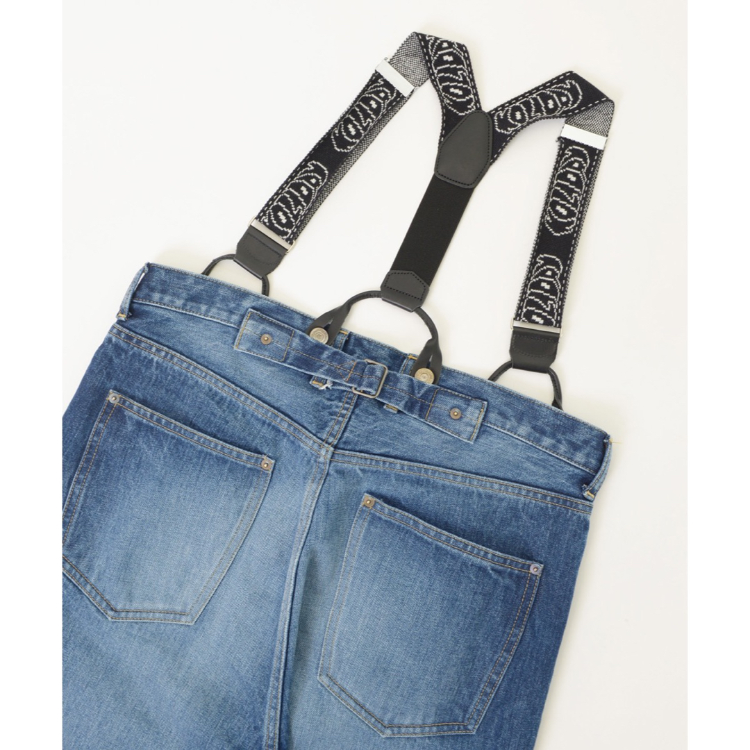 holiday(ホリデイ)のHOLIDAY SUSPENDER DENIM PANTS 36 レディースのパンツ(デニム/ジーンズ)の商品写真