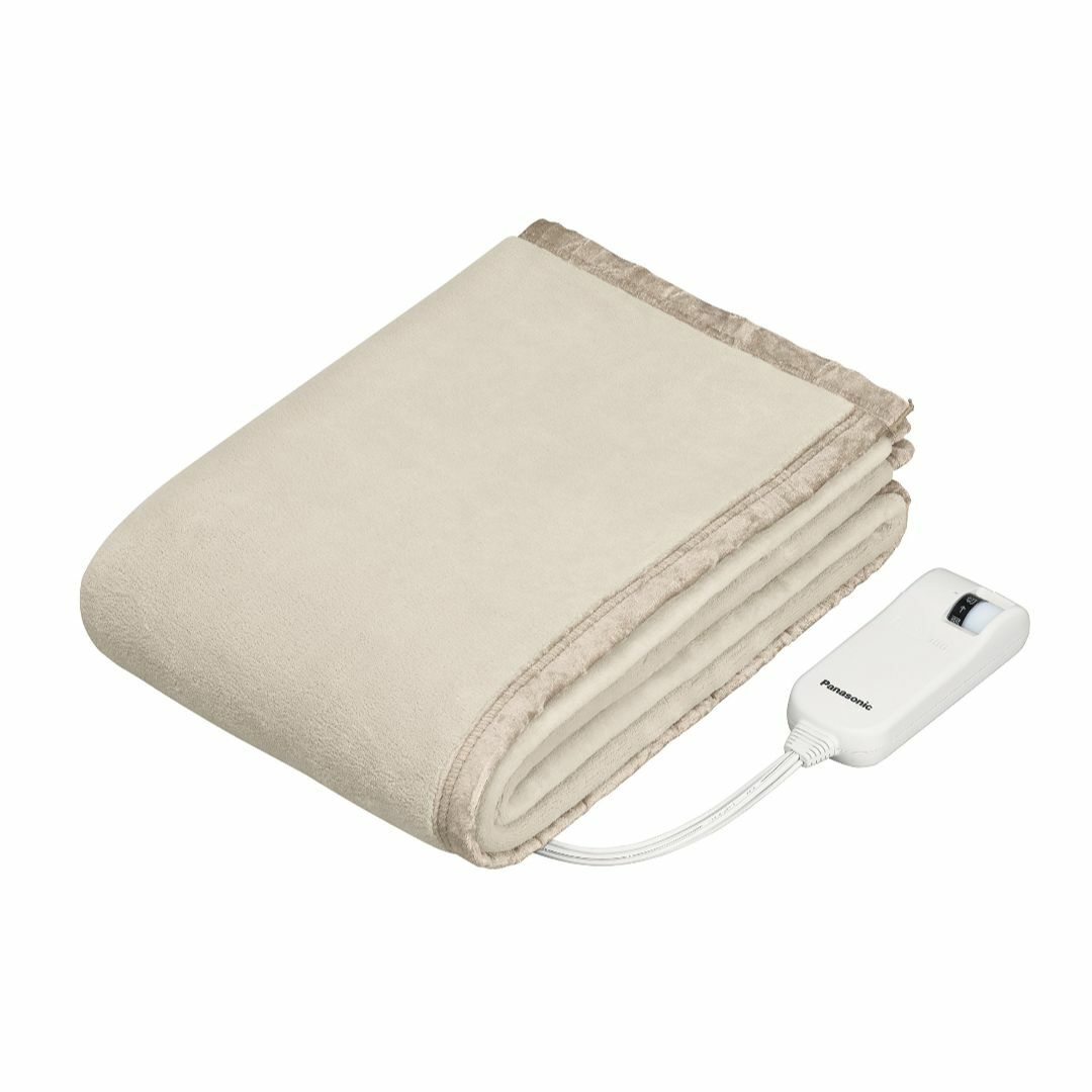 パナソニック 電気しき毛布 シングル 160×85cm 丸洗い可 室温センサー付