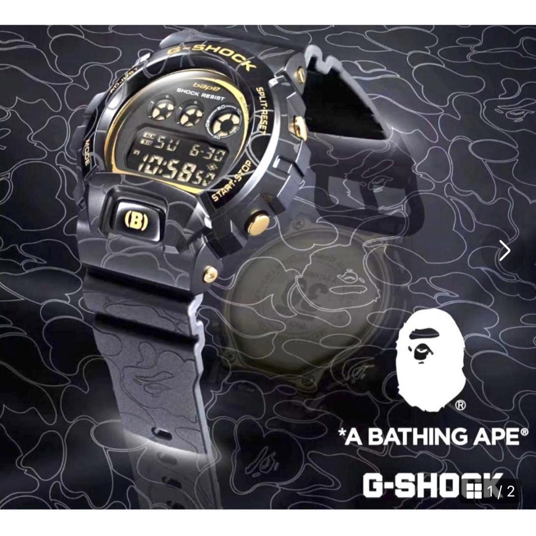 BATHING APE X G-SHOCK  GM-6900 30周年　bape
