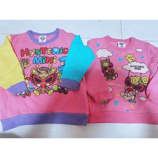 ヒステリックミニ(HYSTERIC MINI)の正規品　ヒスミニトレーナー90   2枚組(Tシャツ/カットソー)