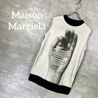 マルタンマルジェラ(Maison Martin Margiela)の『MM6 メゾンマルジェラ』(S) ノースリーブスウェットワンピース(ミニワンピース)