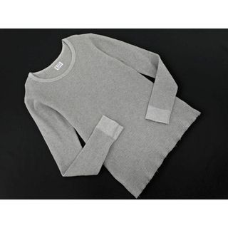 ビームス(BEAMS)のBEAMS ビームス ワッフル 長袖 カットソー sizeM/グレー ◇■ メンズ(Tシャツ/カットソー(七分/長袖))