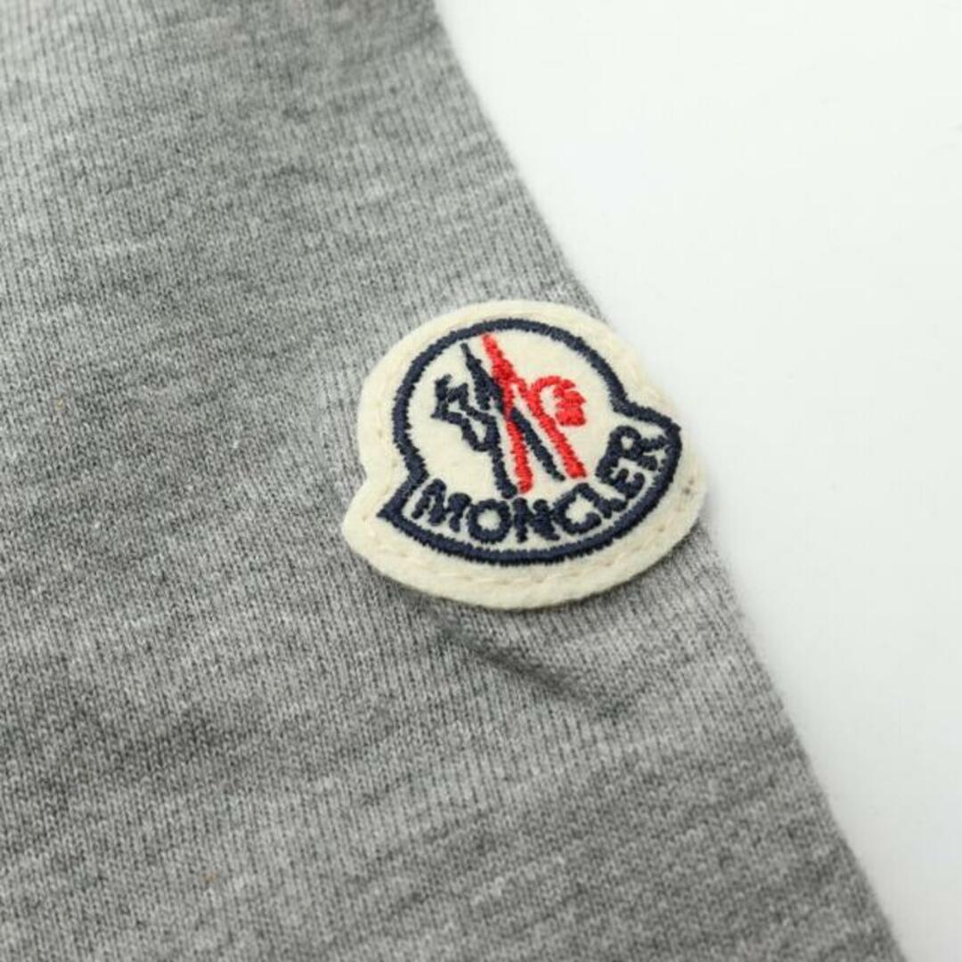 MONCLER(モンクレール)の Tシャツ フロント ロゴ コットン グレー メンズのトップス(Tシャツ/カットソー(半袖/袖なし))の商品写真