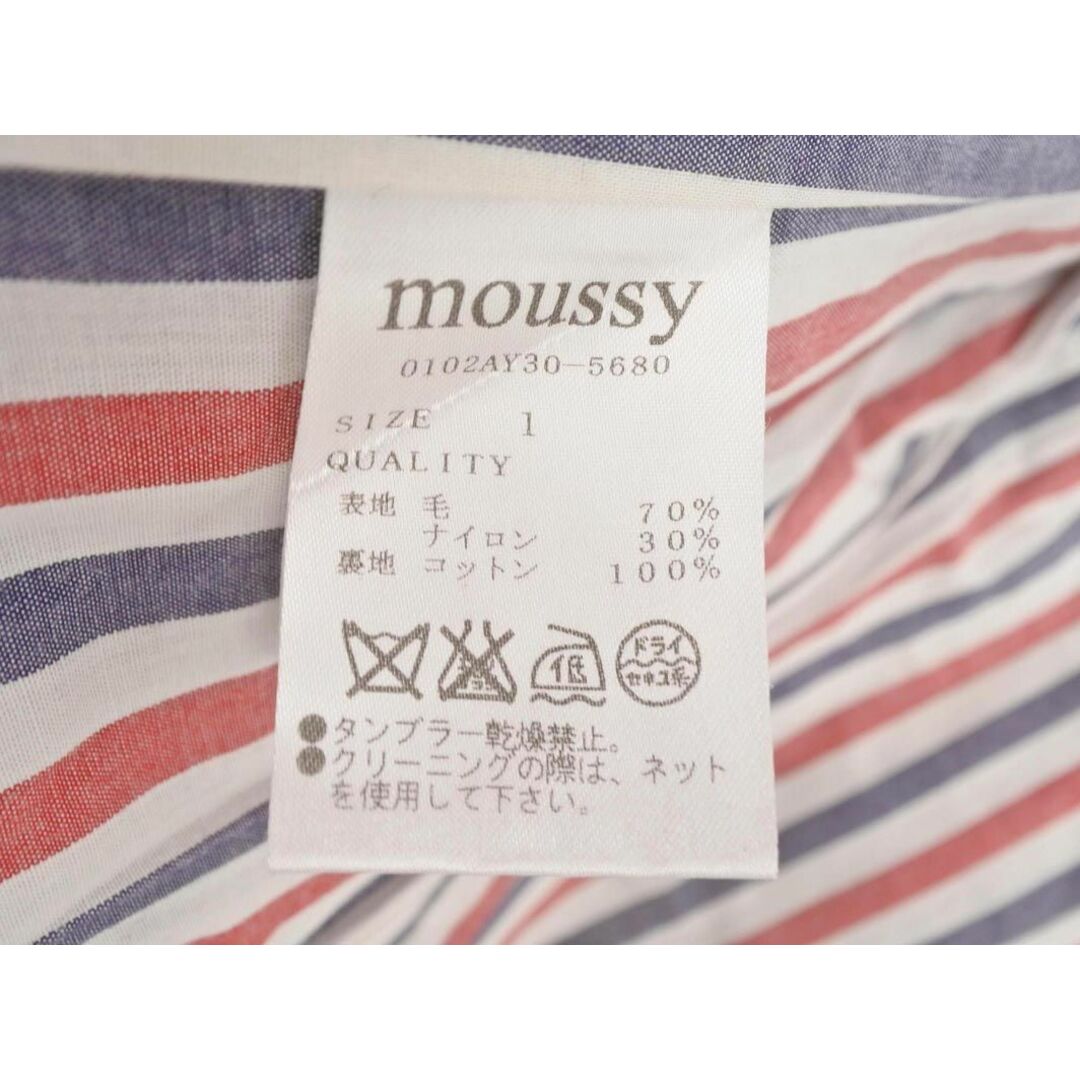 moussy(マウジー)のMOUSSY マウジー ウール混 ピー コート size1/グレー ◆■ レディース レディースのジャケット/アウター(ピーコート)の商品写真