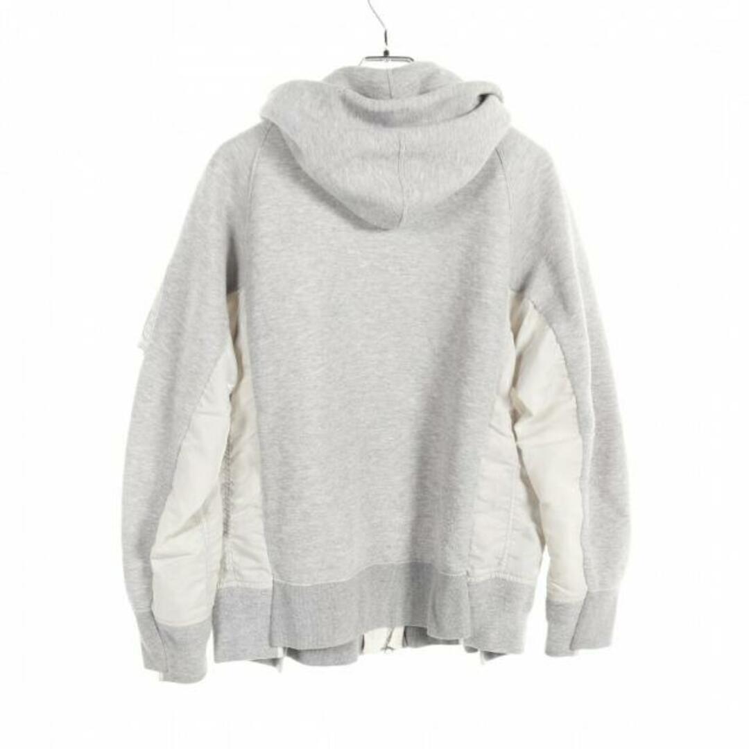 sacai ma-1 hoodie グレー