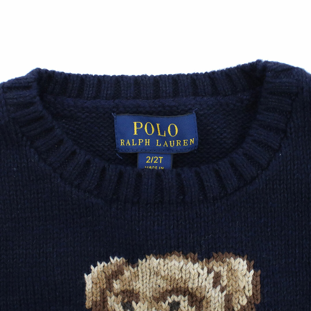 Ralph Lauren(ラルフローレン)のRALPH LAUREN ラルフローレン 3.21878E+11 ニット NAVY ネイビー系 ベビー キッズ/ベビー/マタニティのベビー服(~85cm)(ニット/セーター)の商品写真