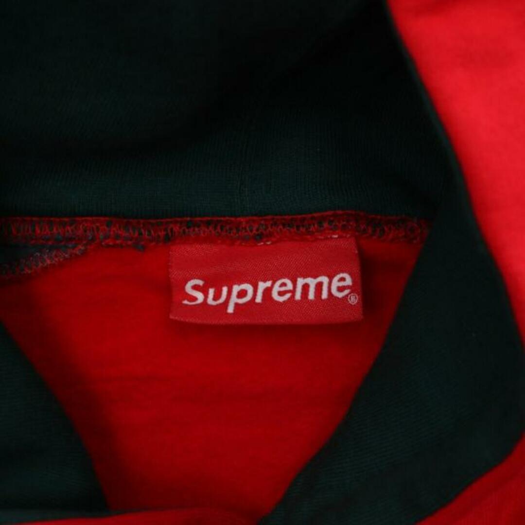 Supreme(シュプリーム)のPaneled Hooded Sweatshirt プルオーバーパーカー コットン レッド ブルーグレー 18AW メンズのトップス(パーカー)の商品写真