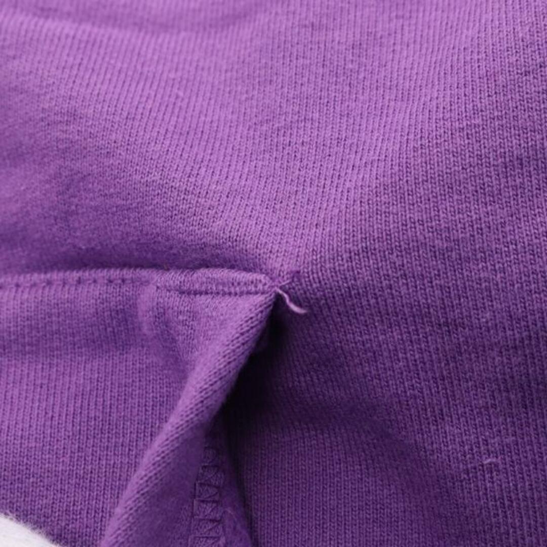 Paneled Hooded Sweatshirt プルオーバーパーカー コットン パープル グリーン 18AW
