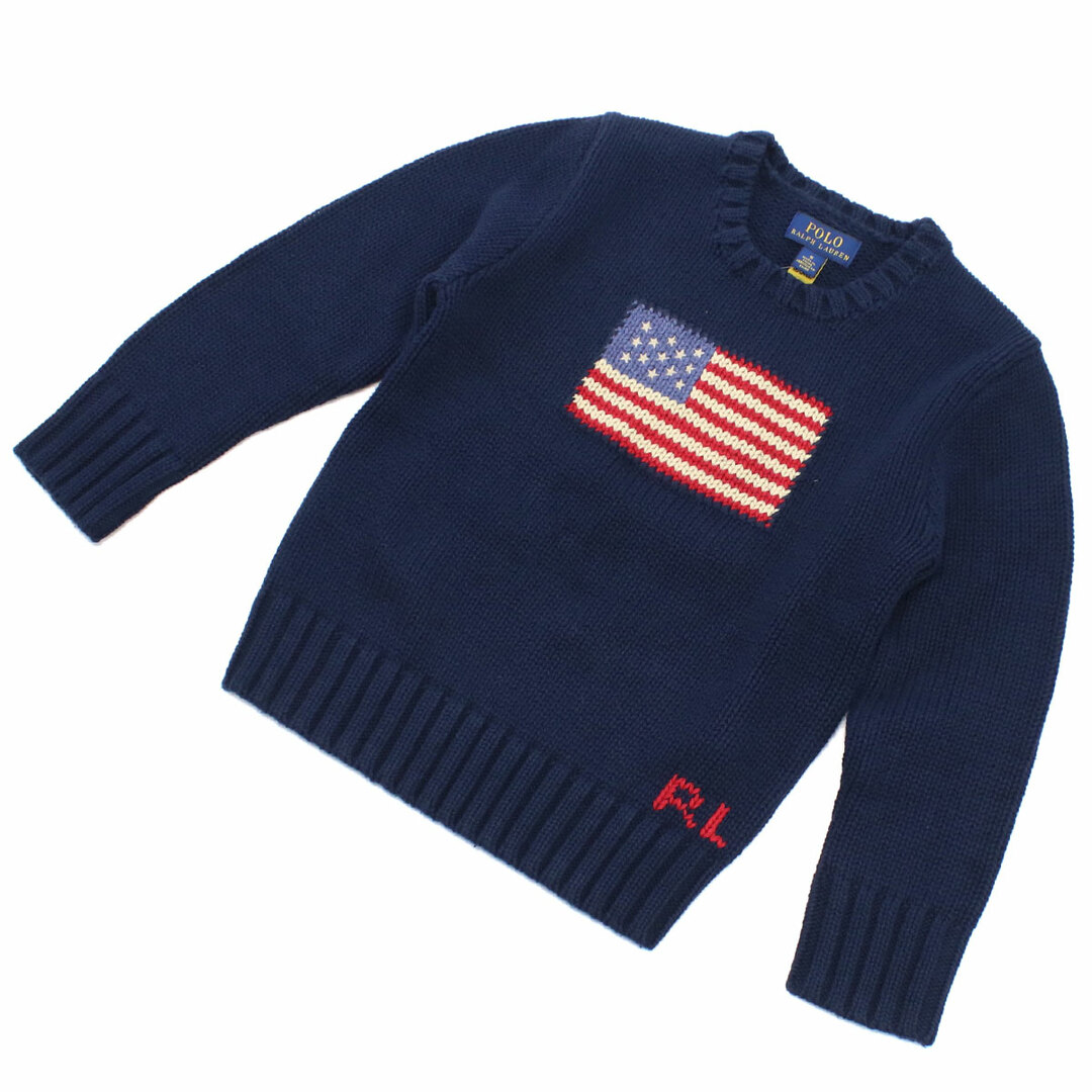 Ralph Lauren(ラルフローレン)のRALPH LAUREN ラルフローレン 3.23668E+11 ニット HUNTER NVY ネイビー系 ベビー キッズ/ベビー/マタニティのベビー服(~85cm)(ニット/セーター)の商品写真