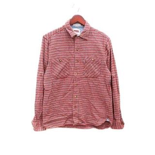 リーバイス(Levi's)のリーバイス Levi's シャツジャケット チェック 長袖 S 赤 レッド(その他)