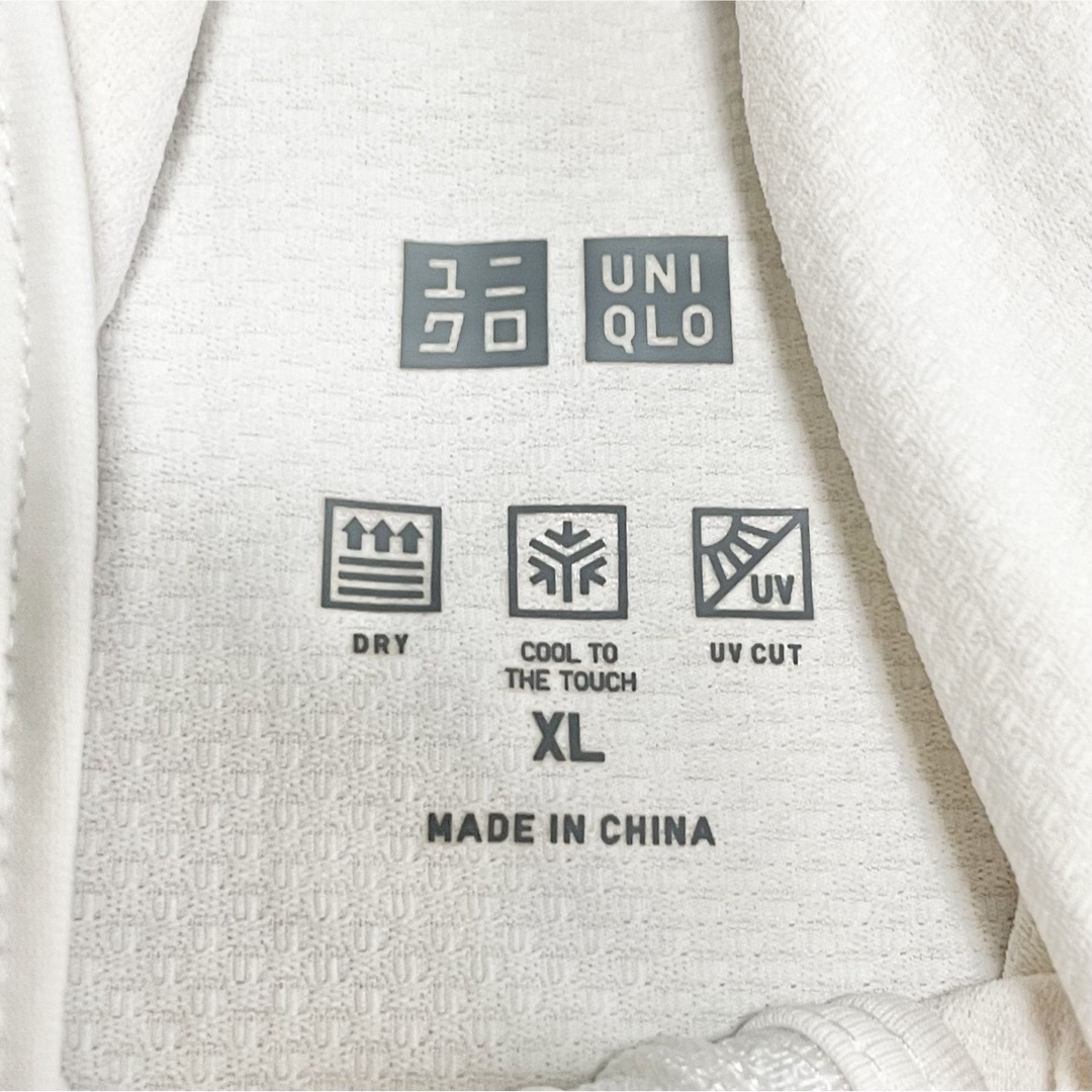 UNIQLO(ユニクロ)のユニクロ　エアリズムUVカットメッシュパーカ（長袖）XL  UNIQLO  レディースのトップス(パーカー)の商品写真