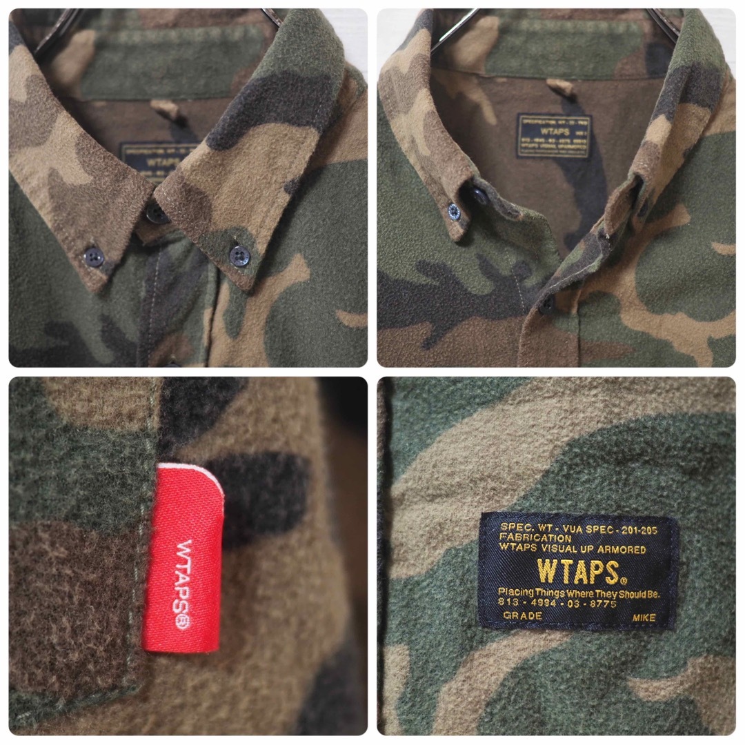 W)taps(ダブルタップス)のWTAPS 17AW B.D Shirt.Cotton.Flannel.Camo メンズのトップス(シャツ)の商品写真