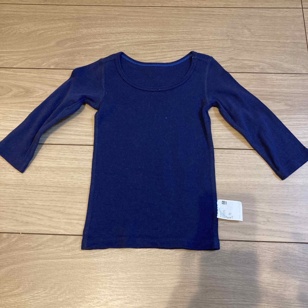 UNIQLO(ユニクロ)のユニクロ　BABY肌着新品　サイズ80  ３枚セット キッズ/ベビー/マタニティのベビー服(~85cm)(肌着/下着)の商品写真