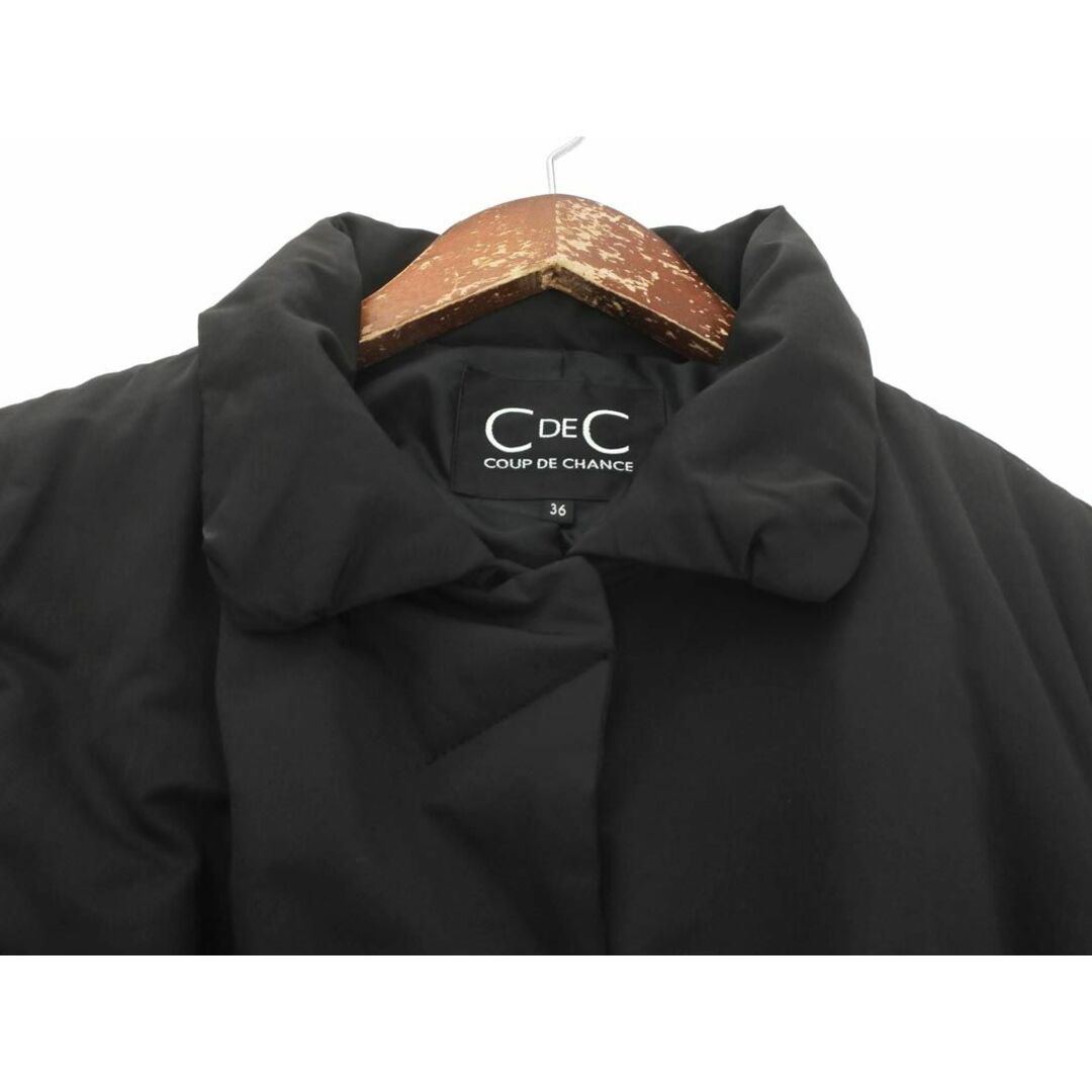 COUP DE CHANCE(クードシャンス)のクードシャンス 中綿 コート size36/黒 ◆■ レディース レディースのジャケット/アウター(その他)の商品写真