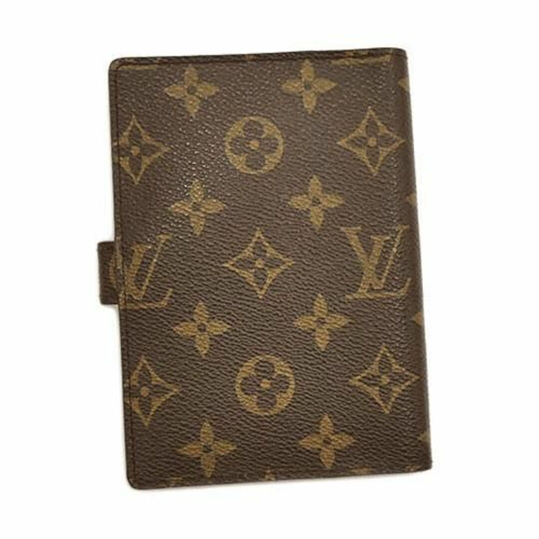 ルイヴィトン 手帳 LOUIS VUITTON モノグラム アジェンダPM ダイアリー 手帳カバー ブラウン ゴールド金具 R20005 03818