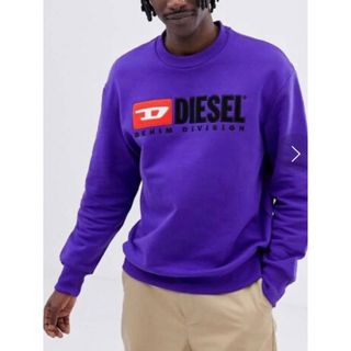 ディーゼル(DIESEL)の新品未使用！ディーゼル  DIESEL  トレーナー　パープルXＬ(スウェット)