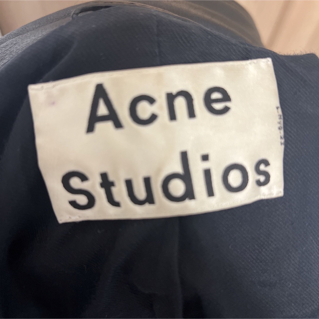 Acne Studios(アクネストゥディオズ)の定価約19万ロンハーマン購入 ACNE STUDIOS ライダースジャケット メンズのジャケット/アウター(ライダースジャケット)の商品写真