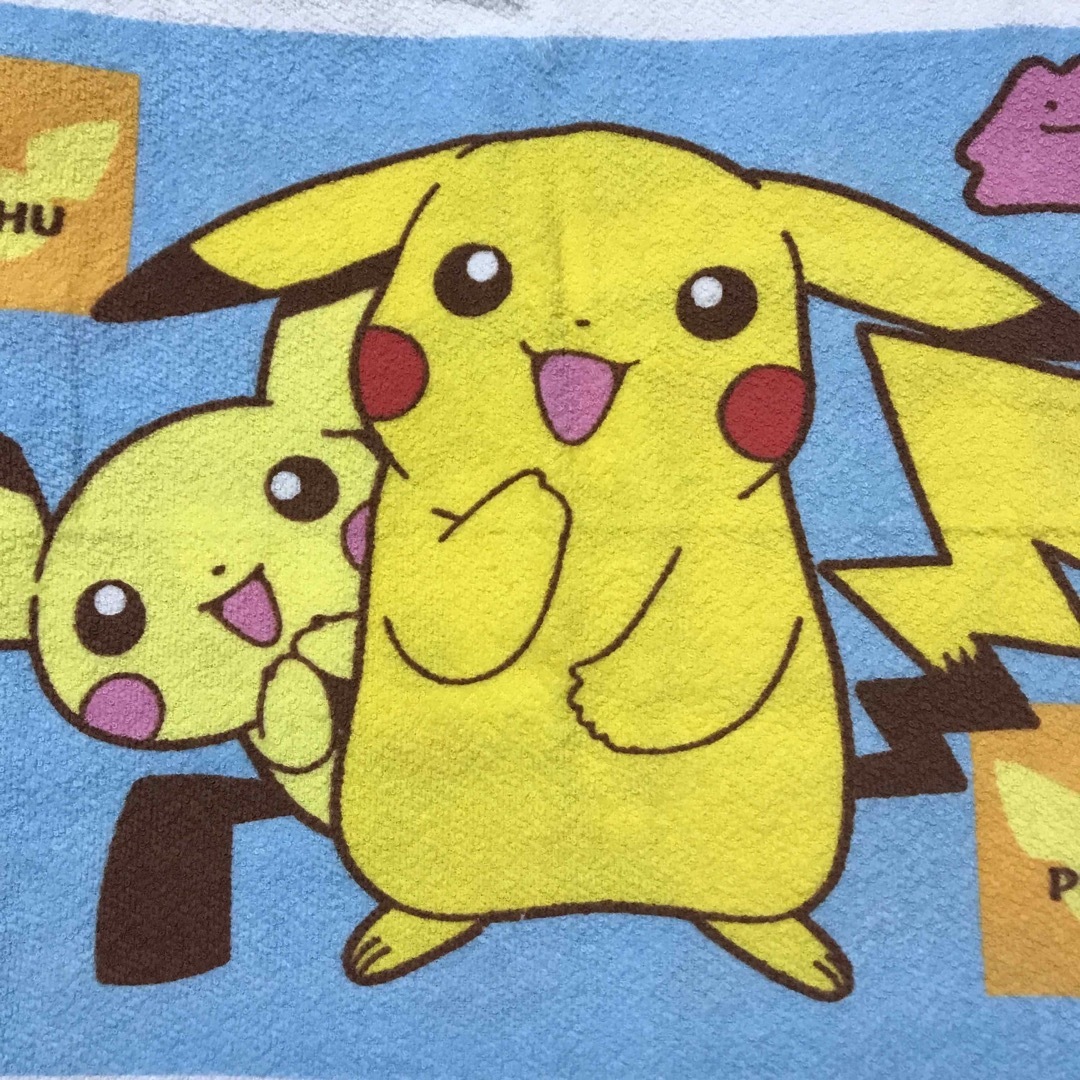 ポケモン(ポケモン)の② ポケモン　フェイスタオル　新品　訳あり　ピカチュウ　ピチュウ エンタメ/ホビーのおもちゃ/ぬいぐるみ(キャラクターグッズ)の商品写真