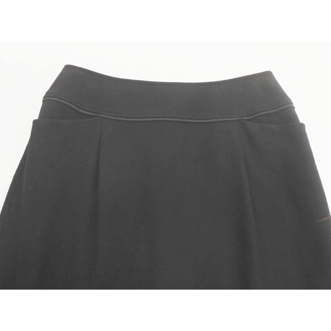 NOLLEY'S(ノーリーズ)のノーリーズ ウール100% Aライン 台形 スカート size36/黒 ◇■ レディース レディースのスカート(ミニスカート)の商品写真