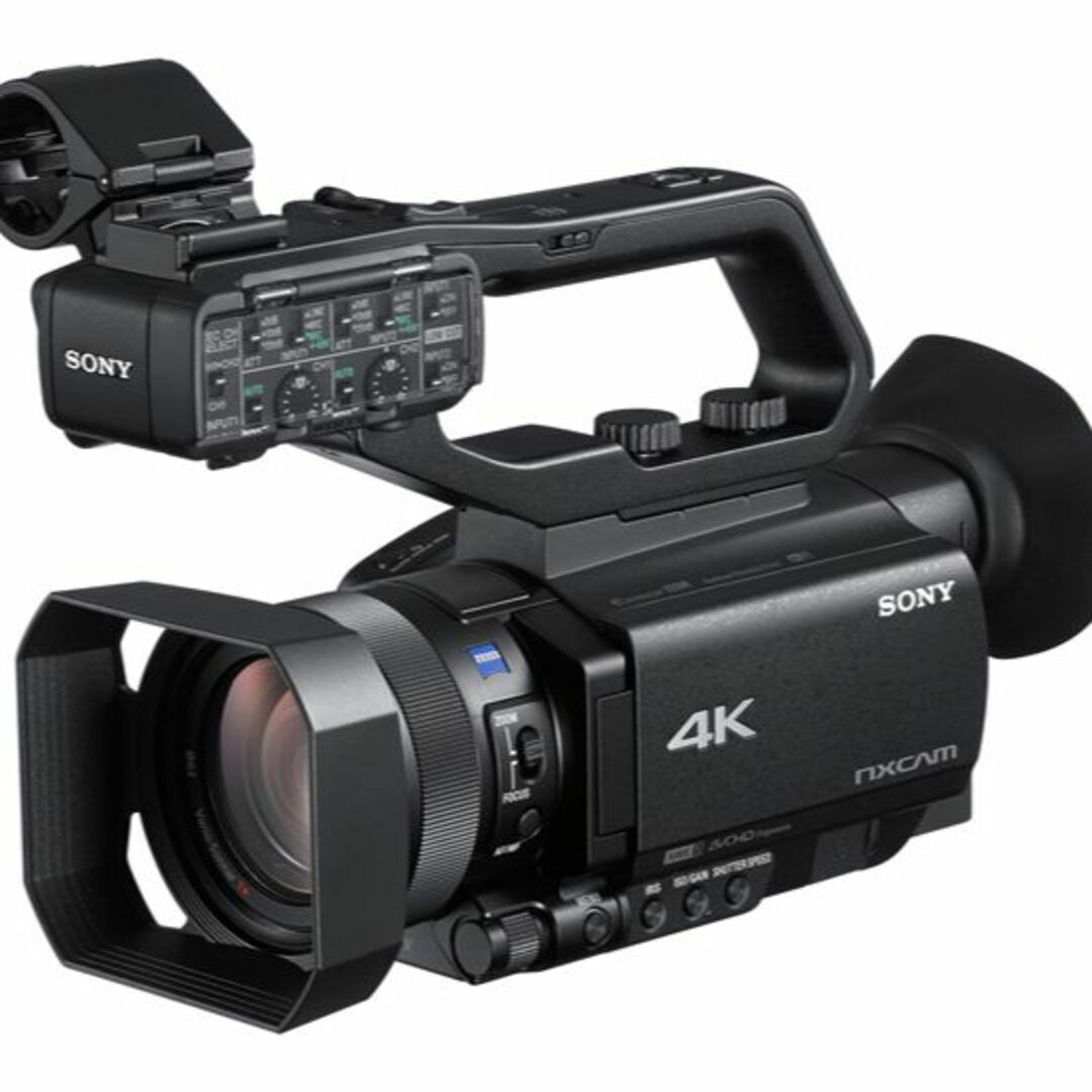 【新品・未使用】SONY NXCAMカムコーダー HXR-NX80 マイク付きカメラ