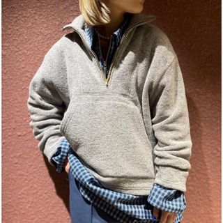 roku6 ロク HALF ZIP POLLOVER ハーフジッププルオーバー