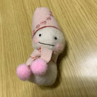 ミナペルホネン(mina perhonen)のミナペルホネン　雪だるま　ハンドメイド　ハギレ　インテリア　一点もの　一期一会(人形)