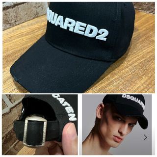 ディースクエアード(DSQUARED2)のDSQUARED2   調整の金具に刻印ありの正規品。(キャップ)