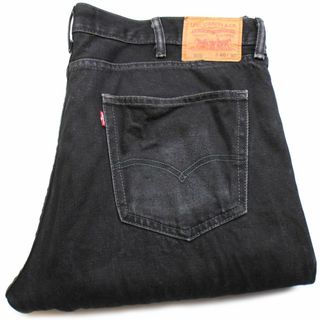 リーバイス(Levi's)のLevi'sリーバイス 505 ブラック デニムパンツ w40 L30★SDP2219 ジーンズ ストレート オーバーサイズ ビッグサイズ(デニム/ジーンズ)