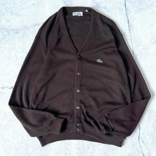 ラコステ(LACOSTE)の【70s アイゾット ラコステ】XL 希少カラー カーディガン lacoste(カーディガン)