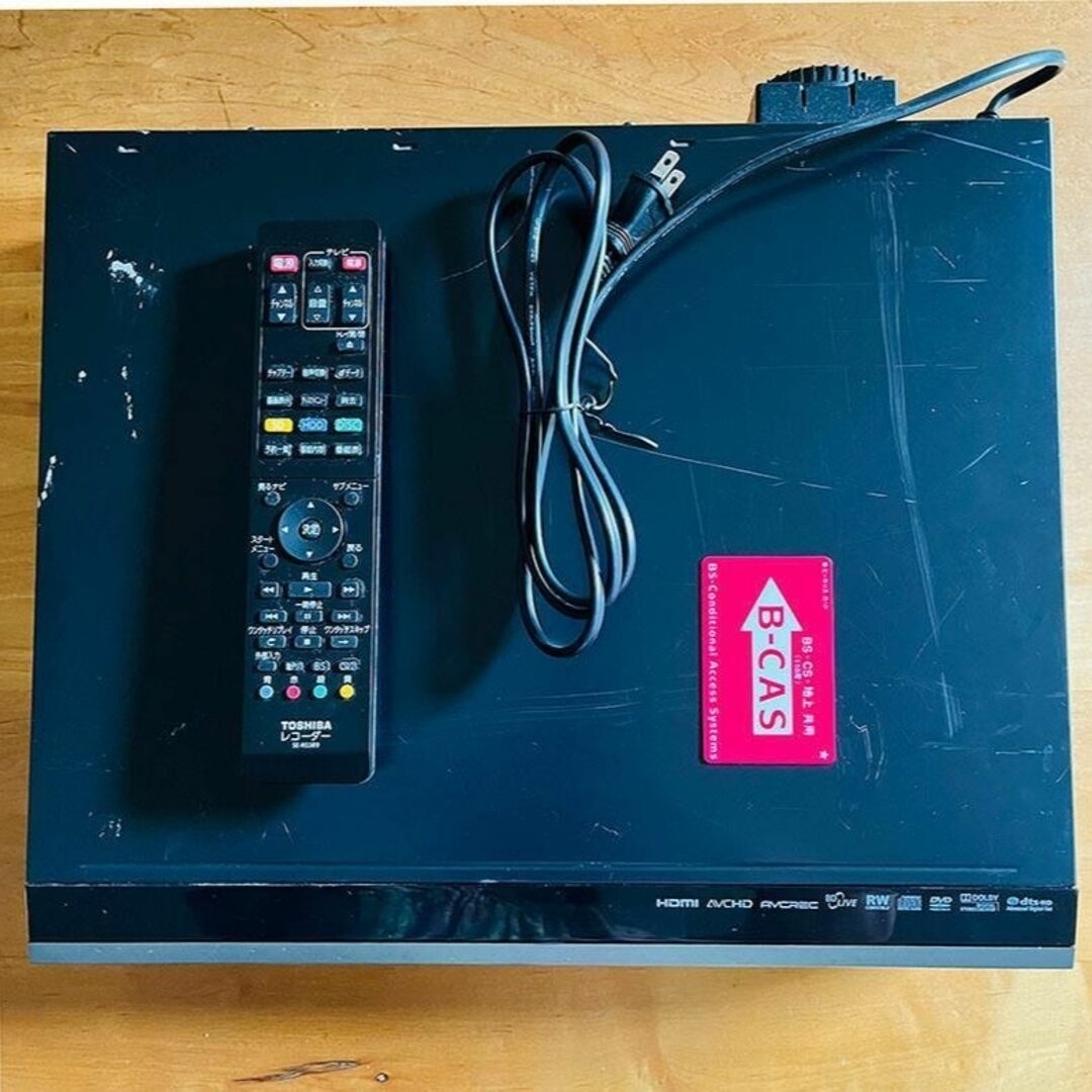 TOSHIBA東芝 VHS一体型 ブルーレイレコーダ- D-BW500