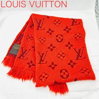 ルイヴィトン(LOUIS VUITTON)の美品　LOUIS VUITTON ルイヴィトン エシャルプロゴマニア マフラー(マフラー/ショール)